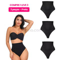 (Compre 1, Leve 3) Midéli® - Calcinha Modeladora com Barbatanas Reduz Medidas da Barriga