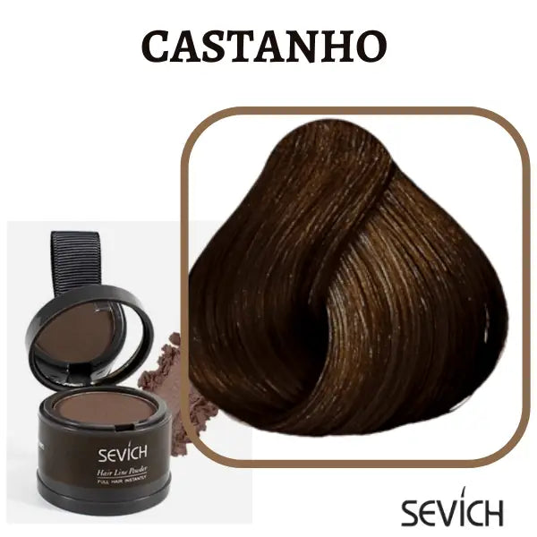 Tinta de Cabelo em Pó - Sevích® Cobre Falhas e Fios Brancos (Compre 1, Leve 3)