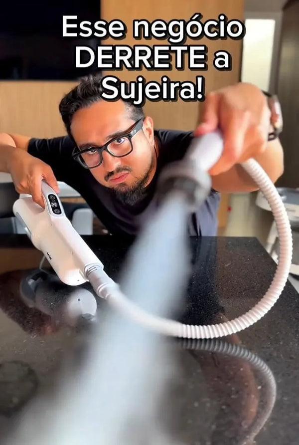 Limpador a Vapor Turbo Multiuso Bivolt 1500W – Limpeza total
