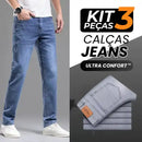Fashion Jeans® Calça Masculina Ultra Confort Original [COMPRE 1, LEVE 3]