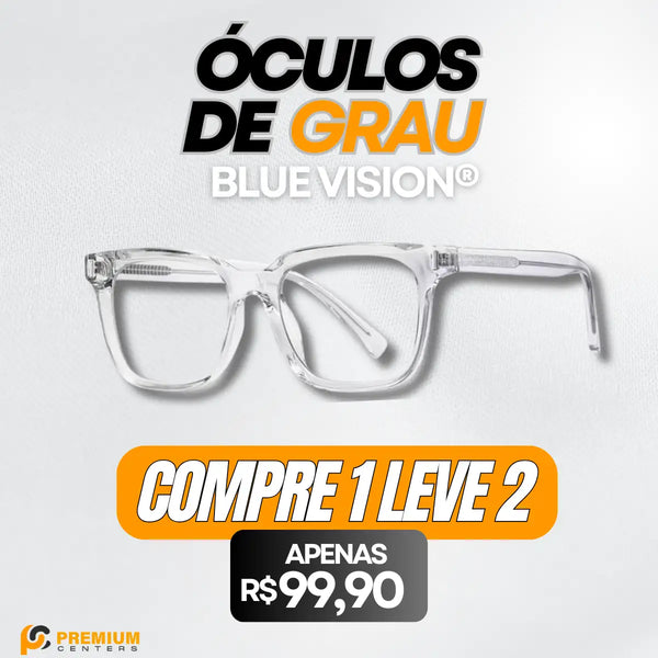 Blue Vision™ - Óculos de grau Inteligente com Proteção Anti-Luz Azul