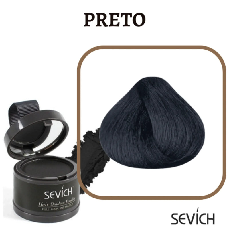 Tinta de Cabelo em Pó - Sevích® Cobre Falhas e Fios Brancos (Compre 1, Leve 3)