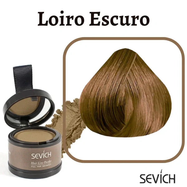 Tinta de Cabelo em Pó - Sevích® Cobre Falhas e Fios Brancos (Compre 1, Leve 3)