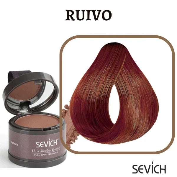 Tinta de Cabelo em Pó - Sevích® Cobre Falhas e Fios Brancos (Compre 1, Leve 3)