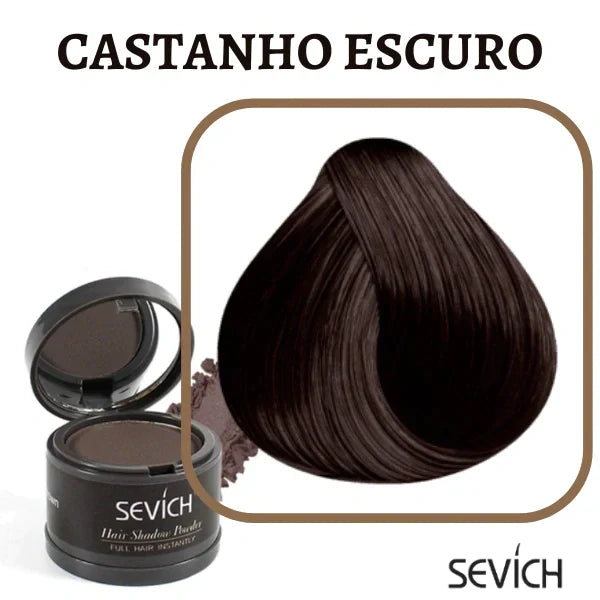 Tinta de Cabelo em Pó - Sevích® Cobre Falhas e Fios Brancos (Compre 1, Leve 3)