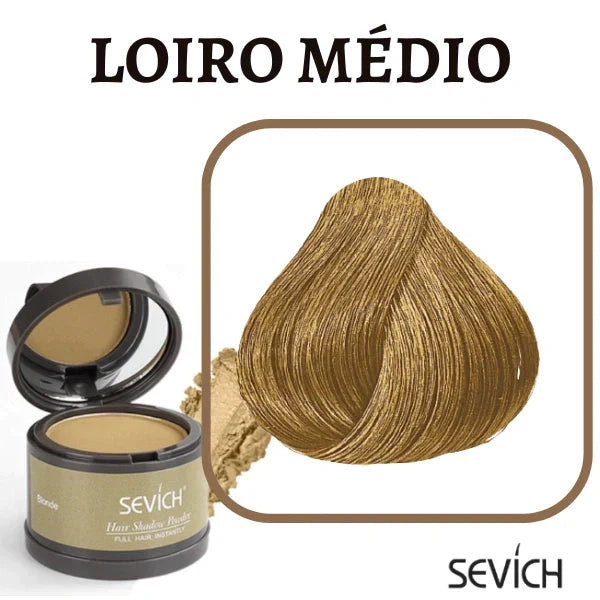 Tinta de Cabelo em Pó - Sevích® Cobre Falhas e Fios Brancos (Compre 1, Leve 3)