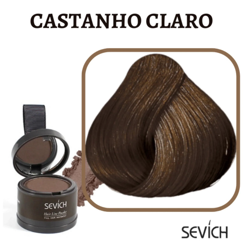 Tinta de Cabelo em Pó - Sevích® Cobre Falhas e Fios Brancos (Compre 1, Leve 3)