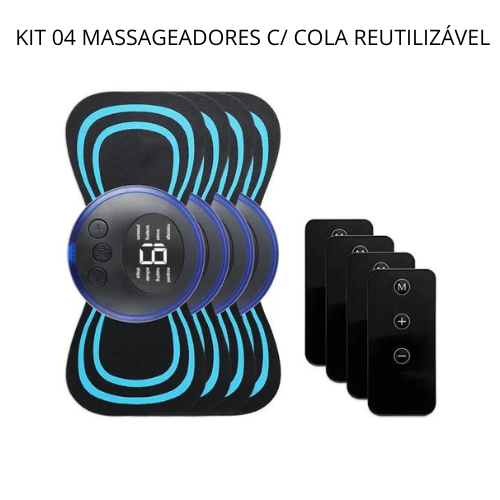 Relax Pro© - Massageador Portátil para Dores e Inchaços [Compre 2 Leve 4] Últimas Unidades!