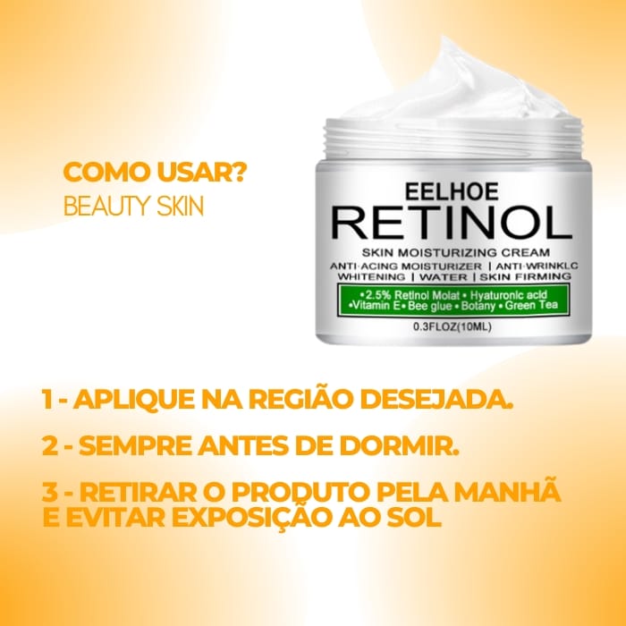 Creme Rejuvenescedor Retinol Skin Beauty